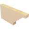 Ekena Millwork 2in. W x 8in. H x 16in. L Burlington Woodgrain TimberThane Rafter Tail, Primed Tan RFTUR02X08X16BURRCPR - alternate 5